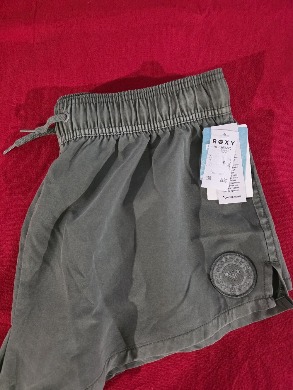 Roxy Women’s Olive Green Athletic Shorts